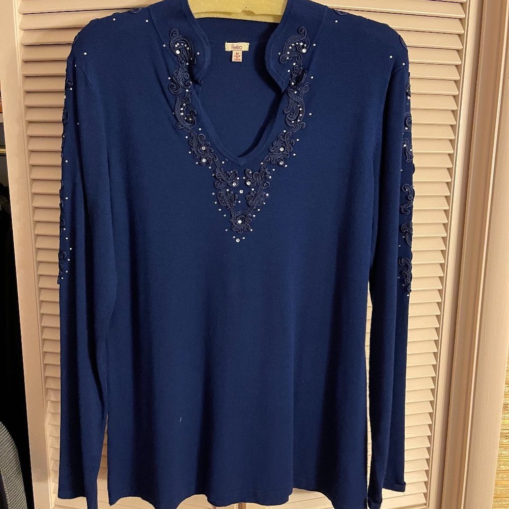 Reba Royal Blue Sweater - Never worn.